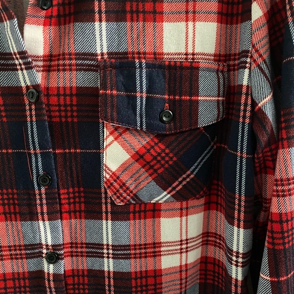 ‼️🚫SOLD🚫‼️ Streetwear Society • Long sleeve plaid button down - Picture 5 of 6